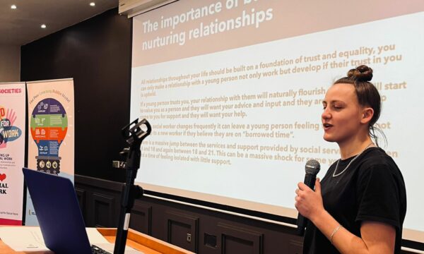 Expert By Experience Young Person Gives Inspirational Challenge to Final Year Social Workers at Magee University of Ulster